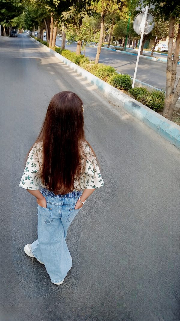 شلوار لی زاپدار لاکی لوک