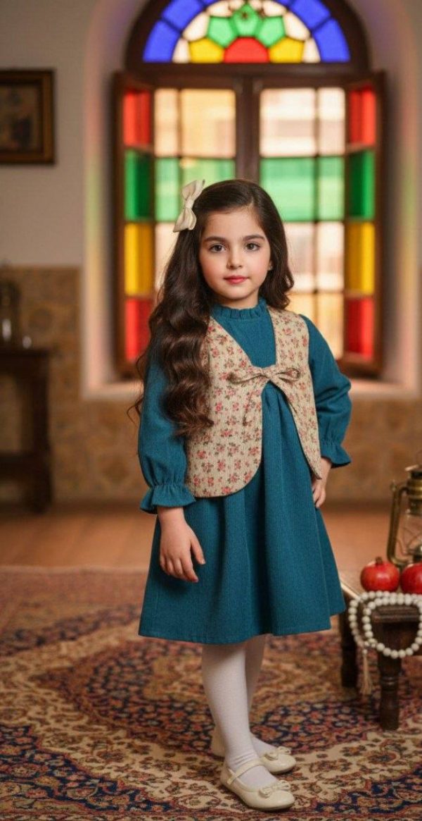 پیراهن کبیریتی با ژیله دختران زیبا
